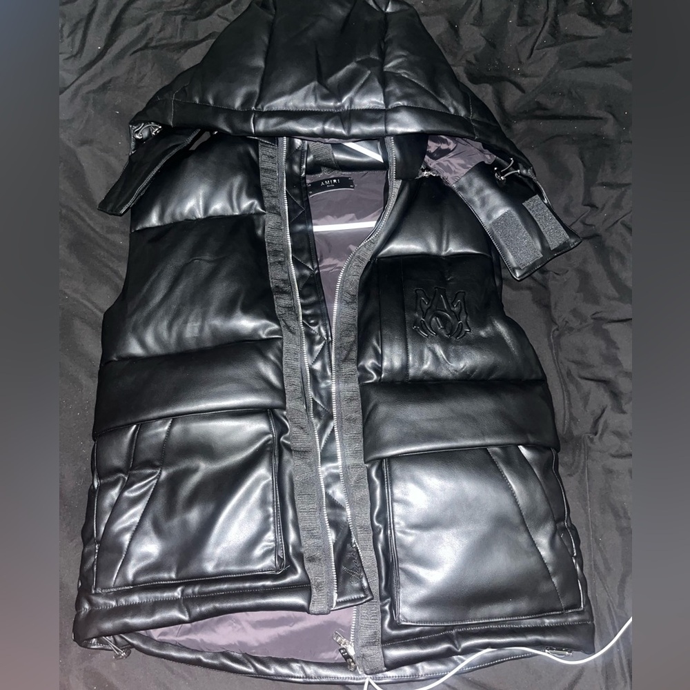 Amiri vest in hood condition for a steal